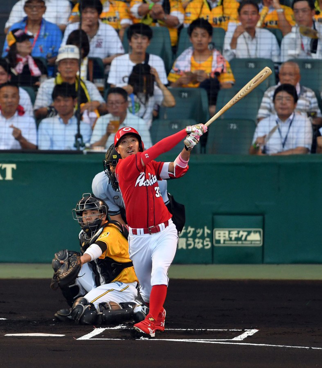 菊池涼介甲子園ホームラン