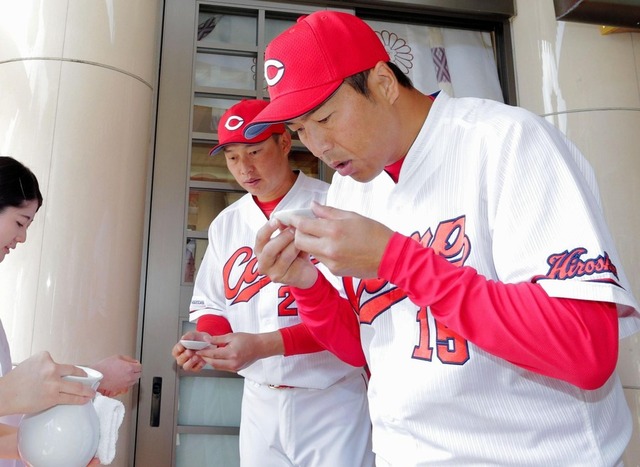 黒田新井さん必勝祈願