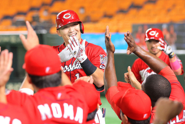 カープ鈴木誠也、シーズン72本168打点ペース