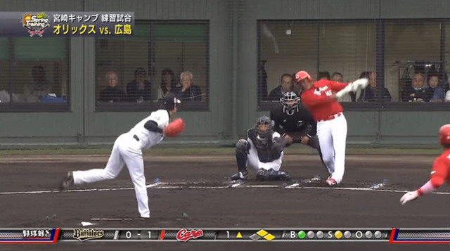 広島オリックス練習試合_14