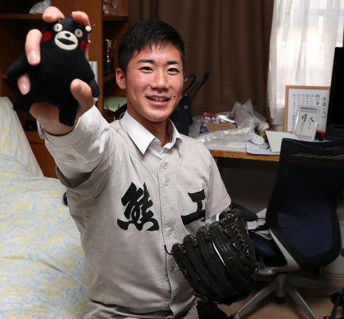 山口翔入寮くまモン