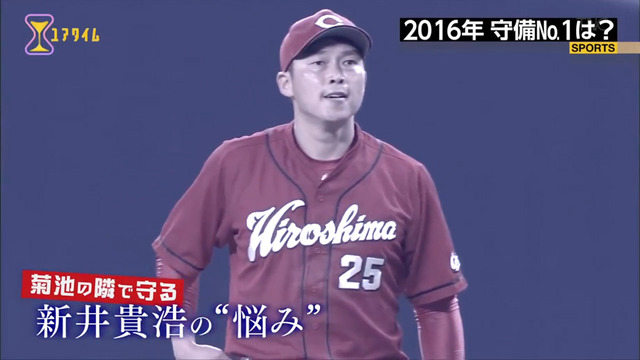 菊池涼介_新井貴浩守備範囲_振り回される
