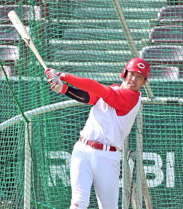 カープ小園打率3割チャレンジ