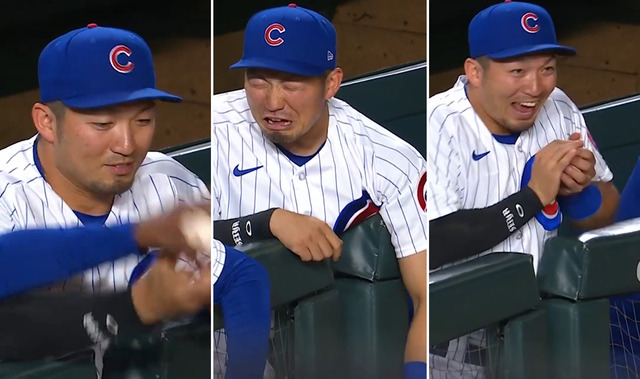 鈴木誠也、ボールを奪われイジメられて泣くｗｗｗ