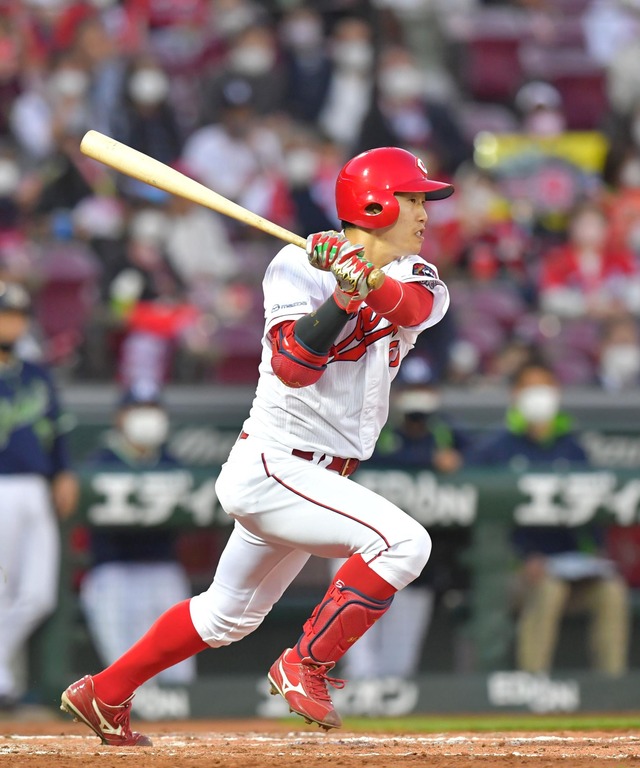 カープ小園海斗今季初スタメンで2打点