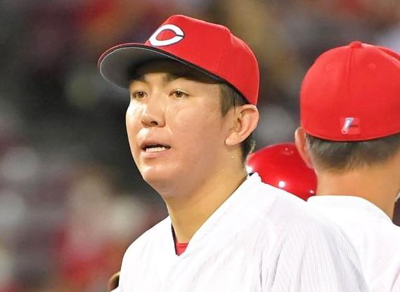 カープ・ケムナが扁桃炎で広島に帰る