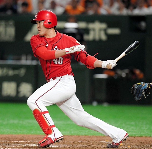 カープ磯村嘉孝バスターエンドラン