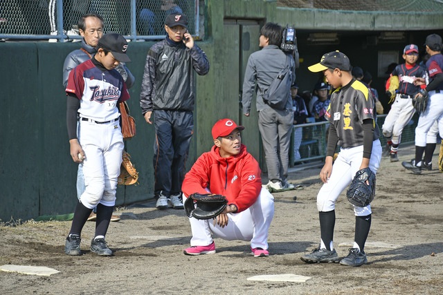 緒方孝市野球教室 (4)