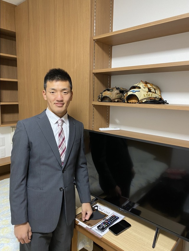 カープ新人合同自主トレ2021年_矢野雅哉