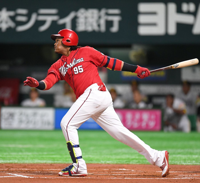 広島バティスタ9号3ランホームラン