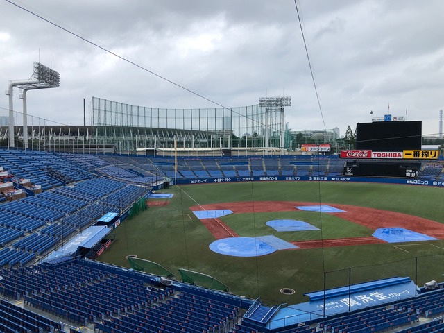 カープヤクルト神宮雨天中止