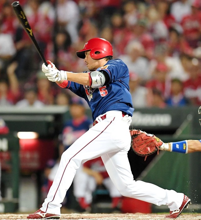 長野久義代打タイムリー内野安打
