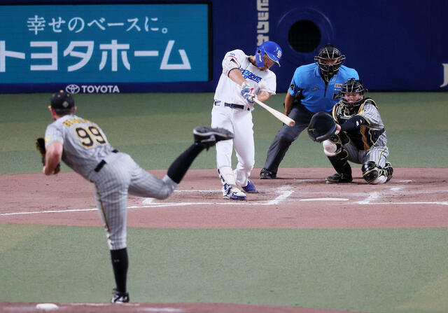 阪神が中日に敗れ首位カープと4.5G差
