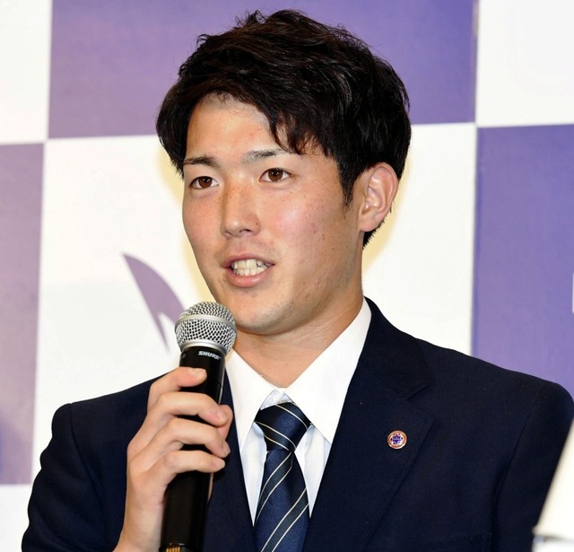 カープドラ1森下暢仁、単独指名成功!一本釣りでクジ引き回避