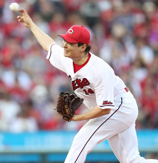 カープ大瀬良大地ノーヒットノーラン達成！129球でロッテに完封勝ち！！