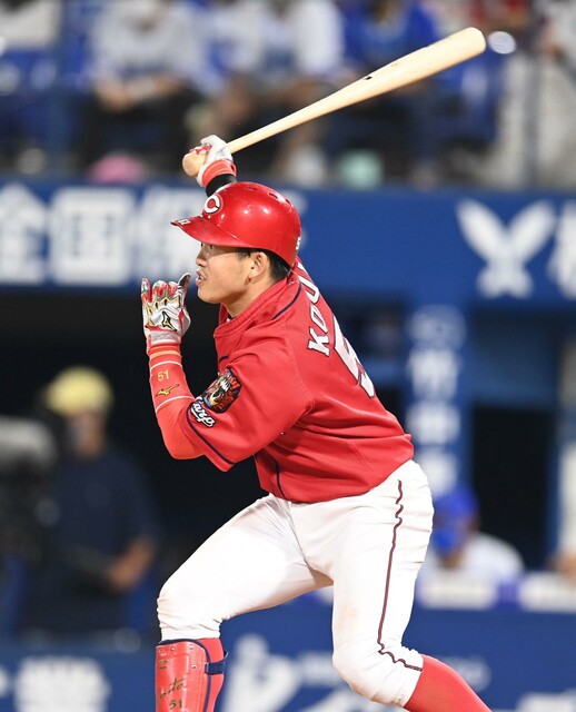 カープ小園覚醒5安打