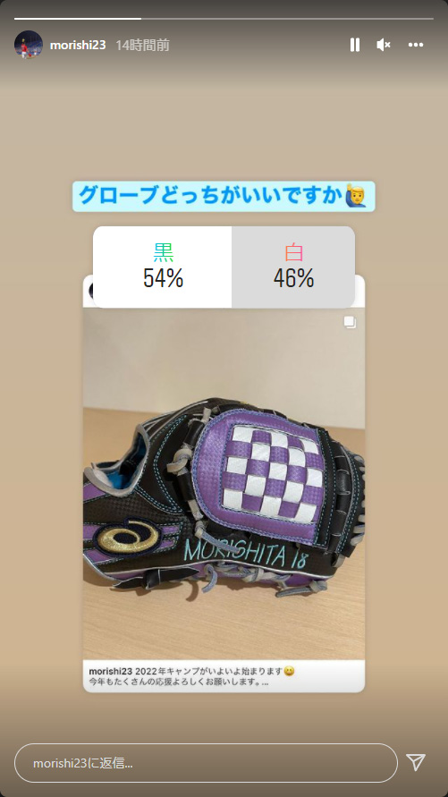 森下グラブ投票