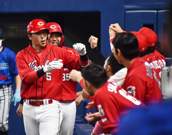 長野久義150号本塁打達成