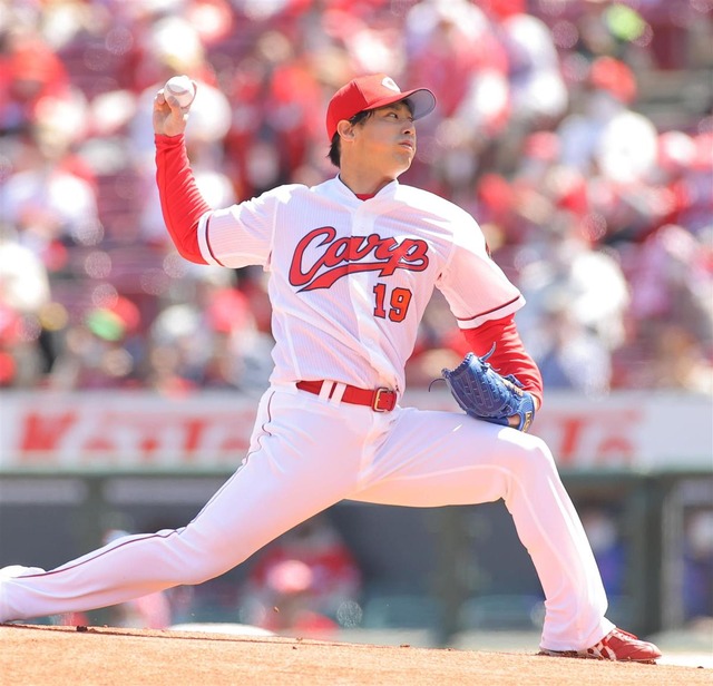 カープ野村5回0封!小園決勝打