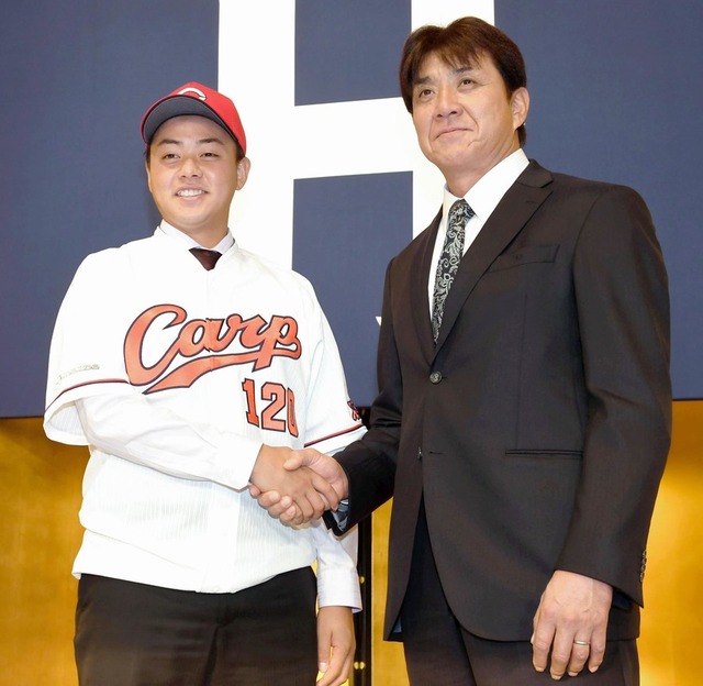 カープ畝章真お父さんをコーチと呼ぶ