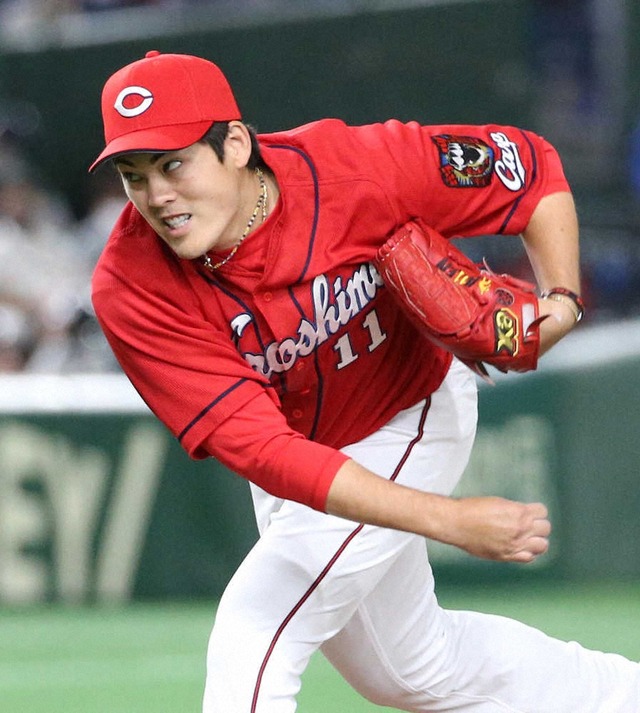 カープ九里8回2失点の力投も菅野に無念の完投負け