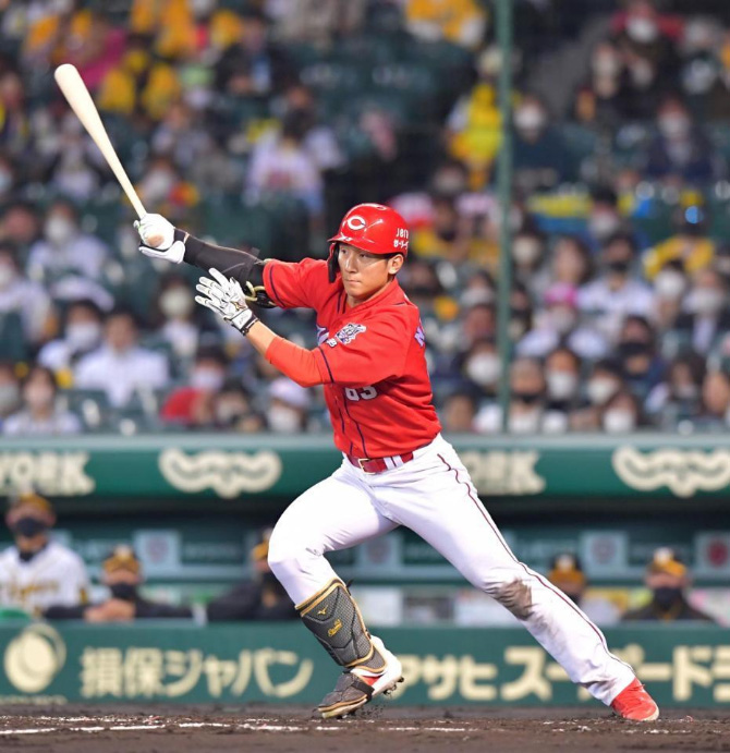 広島東洋カープまとめブログ | かーぷぶーんカープ西川龍馬が4番で初2点タイムリー!坂倉将吾はガルシア直撃2点タイムリー内野安打!!コメントコメントする