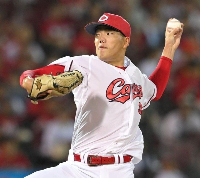 カープドラ3滝田一希プロ初勝利1