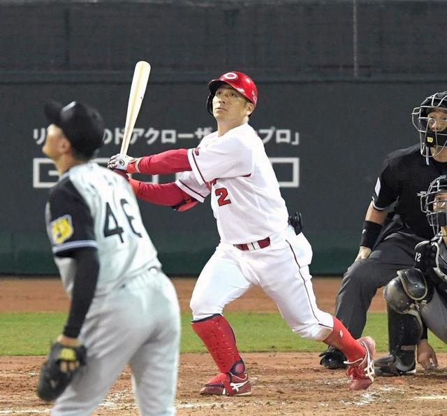 田中広輔6号ホームラン