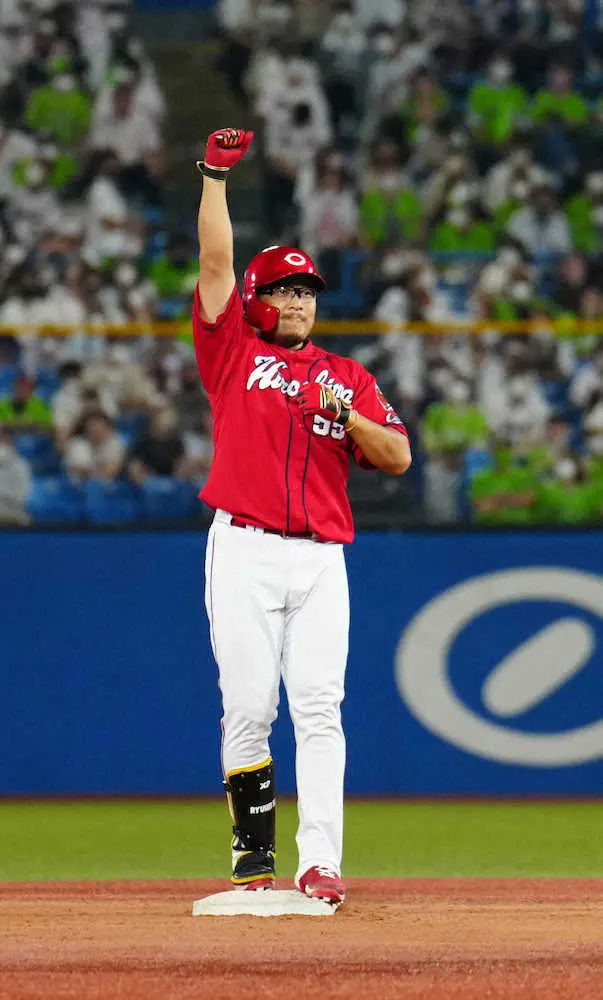 カープ松山竜平代打決勝タイムリー2塁打