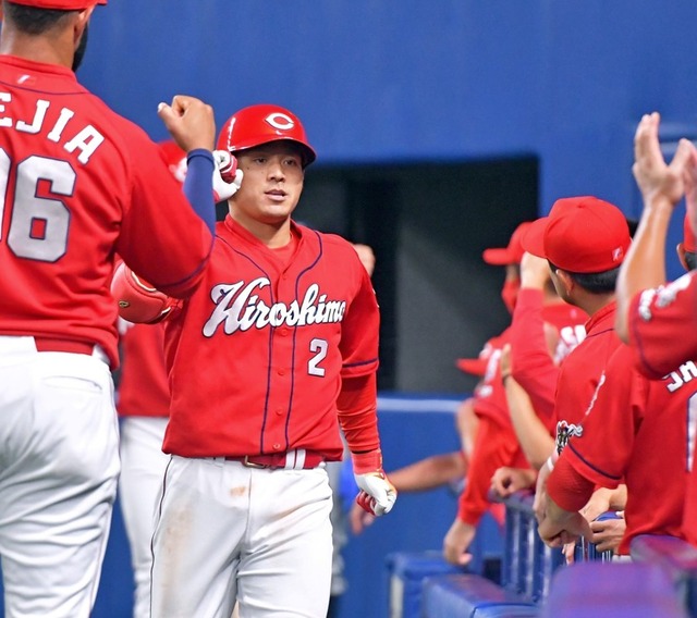 カープ田中広輔2号3ランホームラン