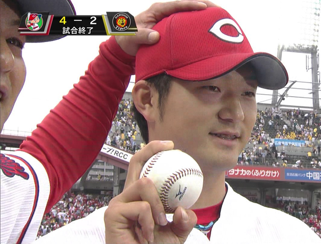 カープ岡田初勝利