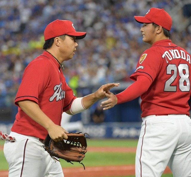 カープ高橋大樹ファインプレー