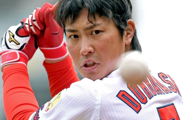 堂林翔太新井不在の危機を救う