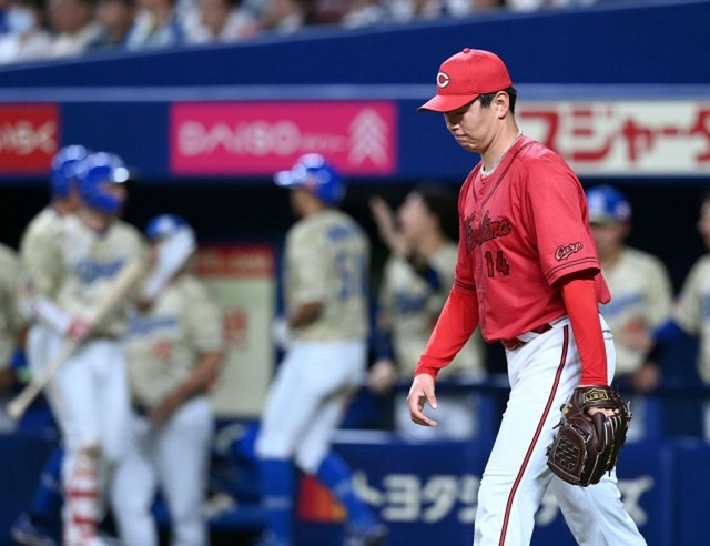 カープ松山先制打＆マルチ！秋山レーザービーム！野間マルチ！大瀬良7回3失点。ターリー炎上。9安打1得点の拙攻で連敗【広島1-5中日/試合結果】