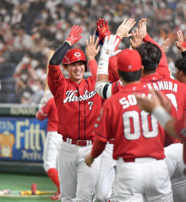 堂林満塁ホームラン