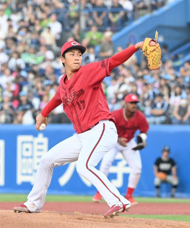 カープ常廣プロ入りワースト5失点。新井監督「いいボールはあったが…高かった」【監督談話】