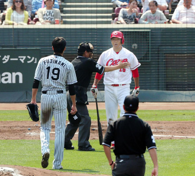 黒田藤浪死球