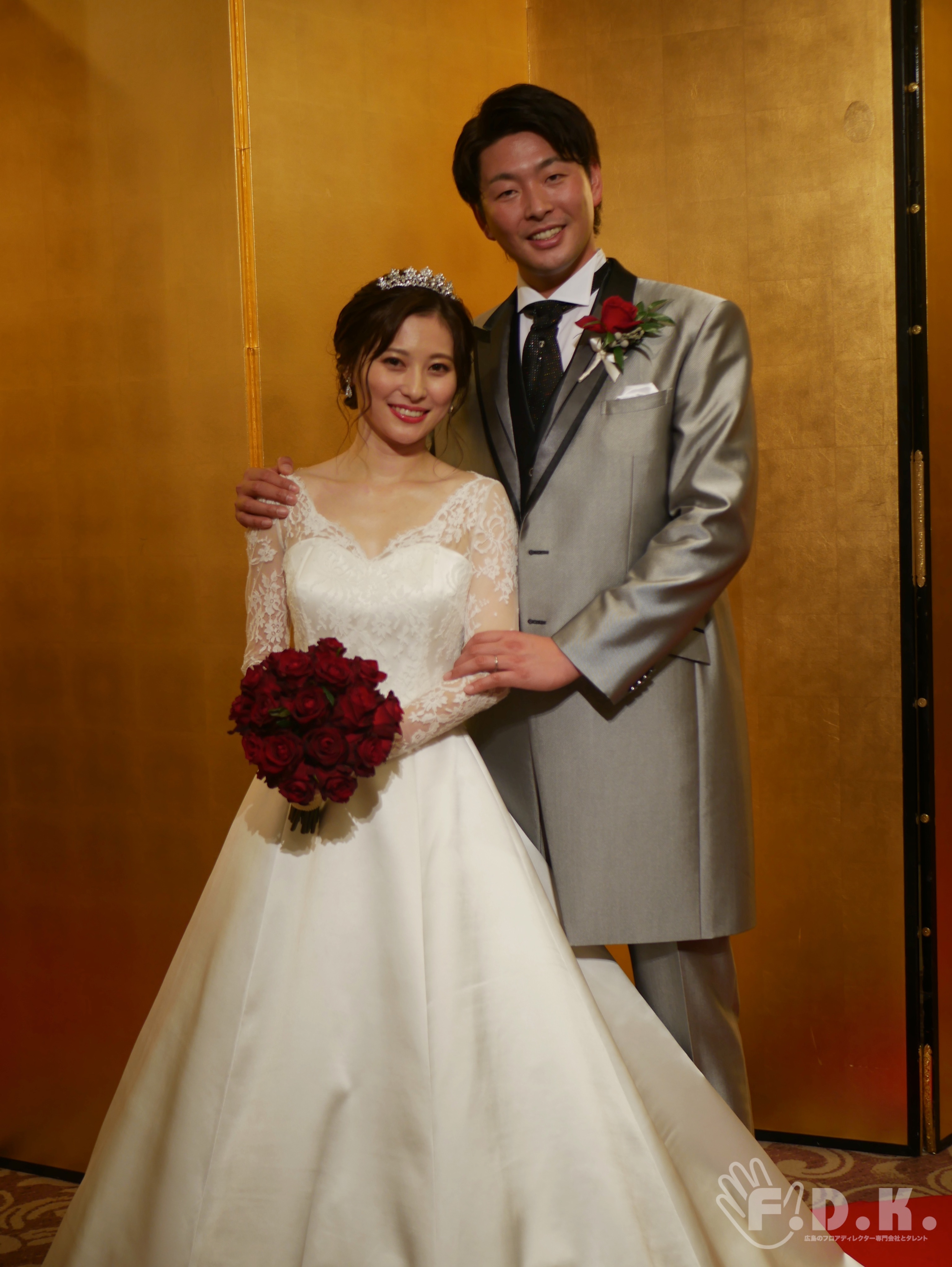 カープ大瀬良 浅田真由が結婚披露宴 黒田 新井も祝福 広島東洋カープアンテナ