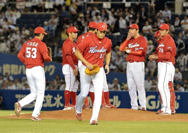 カープ九里ロッテ戦炎上