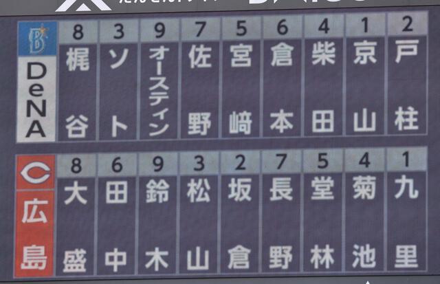 【カープ実況】鈴木誠也3番！松山竜平4番！