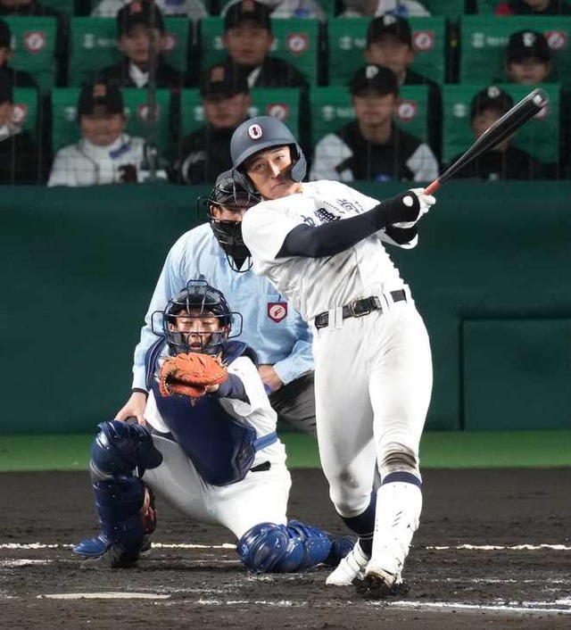 カープドラ4仲田侑仁！186cmの大砲！沖縄尚学の右打ち内野手！【ドラフト会議2023年】