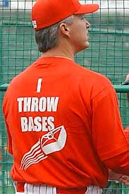 ベース投げTシャツ