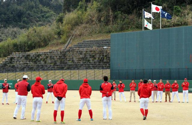 広島カープ日南キャンプ打ち上げ