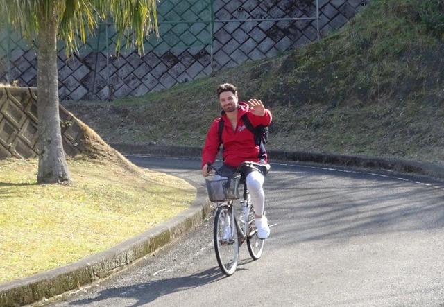 広島マクブルーム×デビッドソンが『自転車通勤』探索にも意欲「非常にいい一日だった」