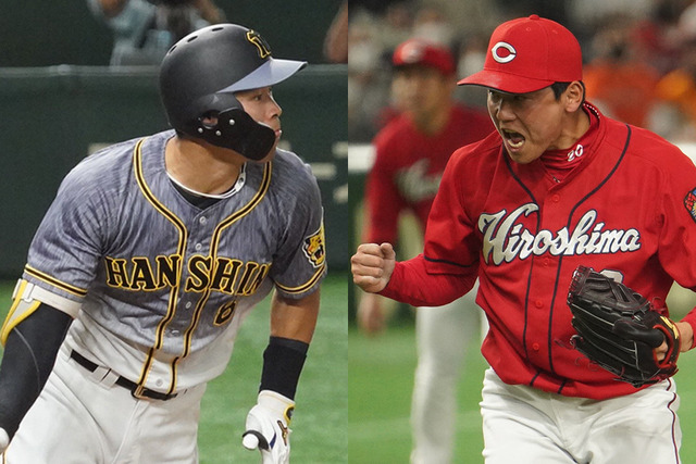 阪神佐藤輝明初の2軍落ちカープ栗林新人王争いリード