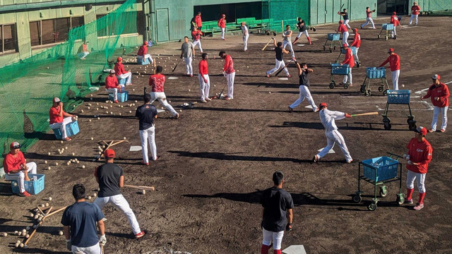 カープ打撃特化型キャンプ