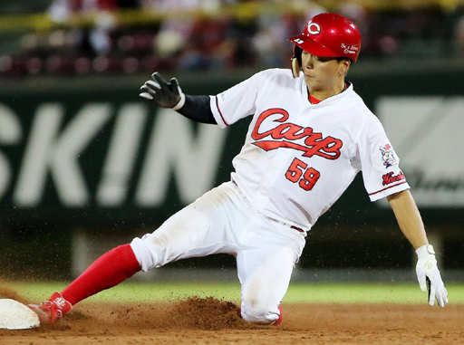 カープ大盛穂、イチローみたいな内野安打×2＆盗塁