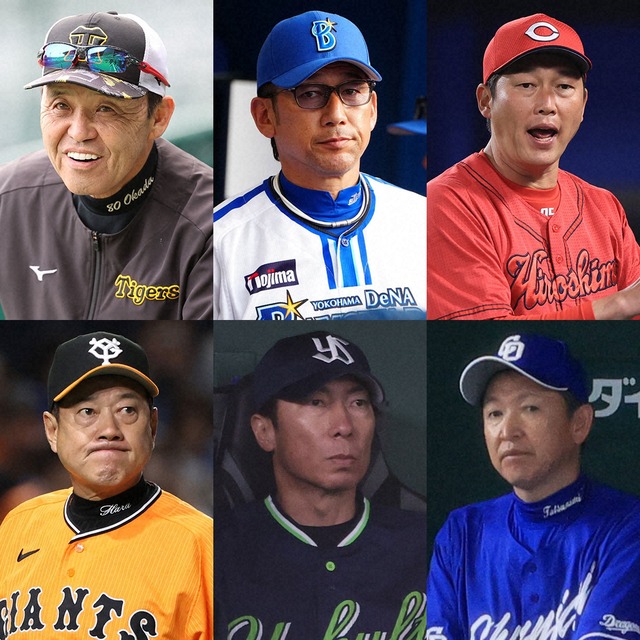 12球団監督ランキング!三浦A、新井B、岡田?