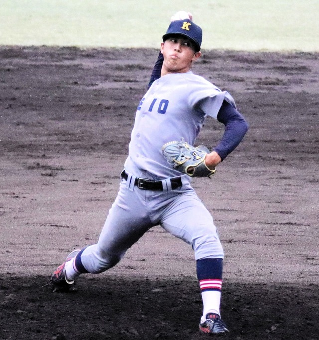 【慶応大】元カープ前田智徳の次男・前田晃宏が4回1安打無失点