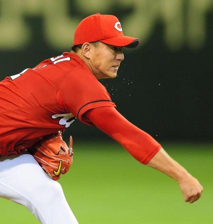 福井優也7勝目